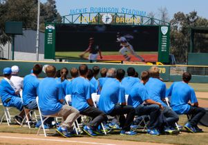 College World Series celebration