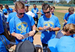 College World Series celebration