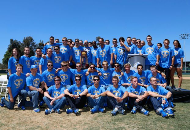 College World Series celebration