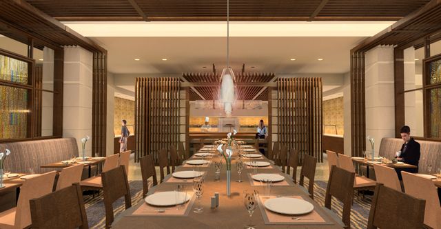 Luskin Center dining room