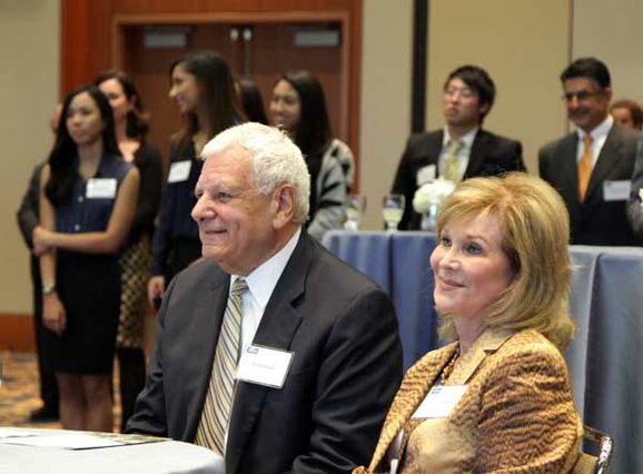 Albert and Robin Carnesale seated