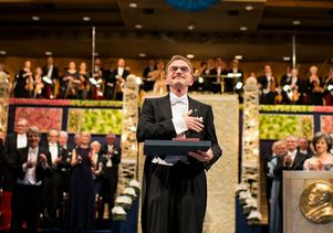 Randy Schekman at Nobel ceremony