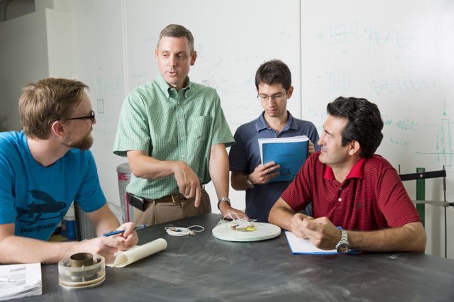Jonathan P. Stewart with graduate students