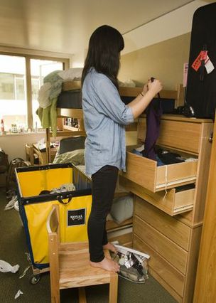 New residence hall move-in