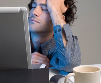Sleeping with laptop
