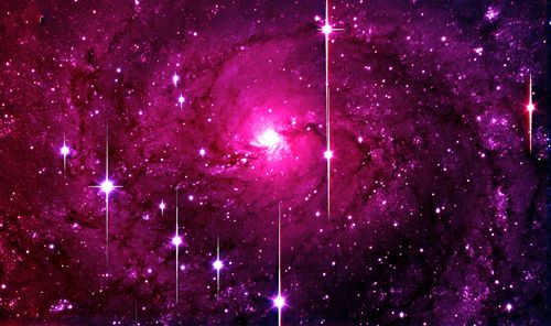 spiral galaxy from Keck website