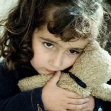 Girl and stuffed bear 220x220