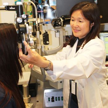 Karen Leung eye exam