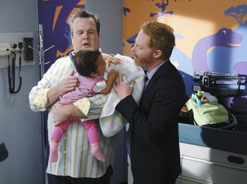 Modern Family couple