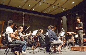 UCLA Philharmonia records CD at Royce Hall