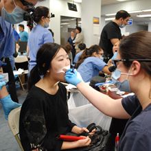 Woman being examined-220x220