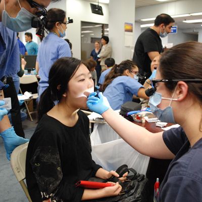 Woman being examined-thumbnail