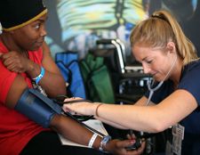 Care Harbor blood pressure check