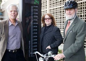 UCLA bike counter with Goldstein, Fortier, Shoup