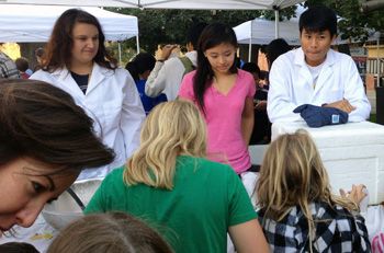 Liquid Nitro Ice Cream table