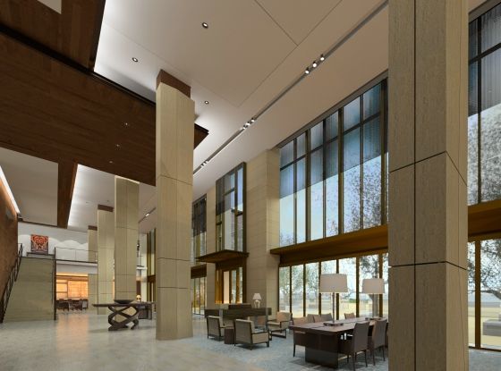 Luskin center-lobby-rendering