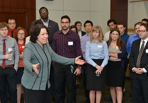 Sonia Sotomayor with UCLA law students