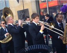UCLA musicians at Motley Crue press conference