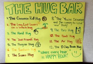 Hug bar menu