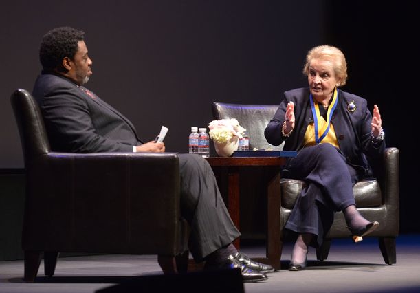 Madeleine Albright and Frank Gilliam