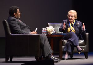 Madeleine Albright and Frank Gilliam
