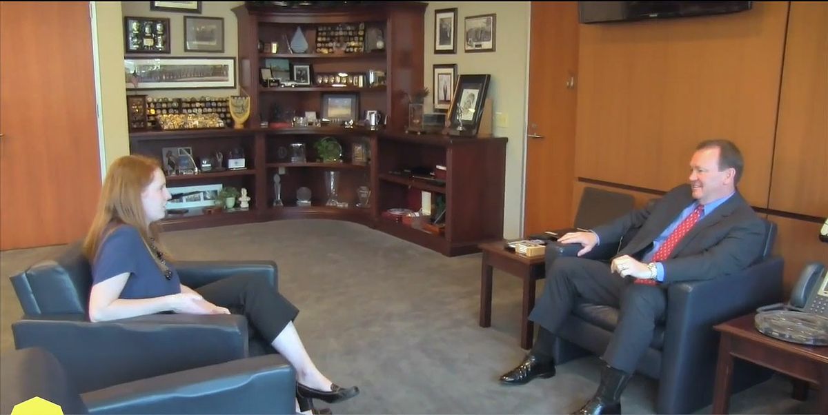 Jim McDonnell and Rachel Brady