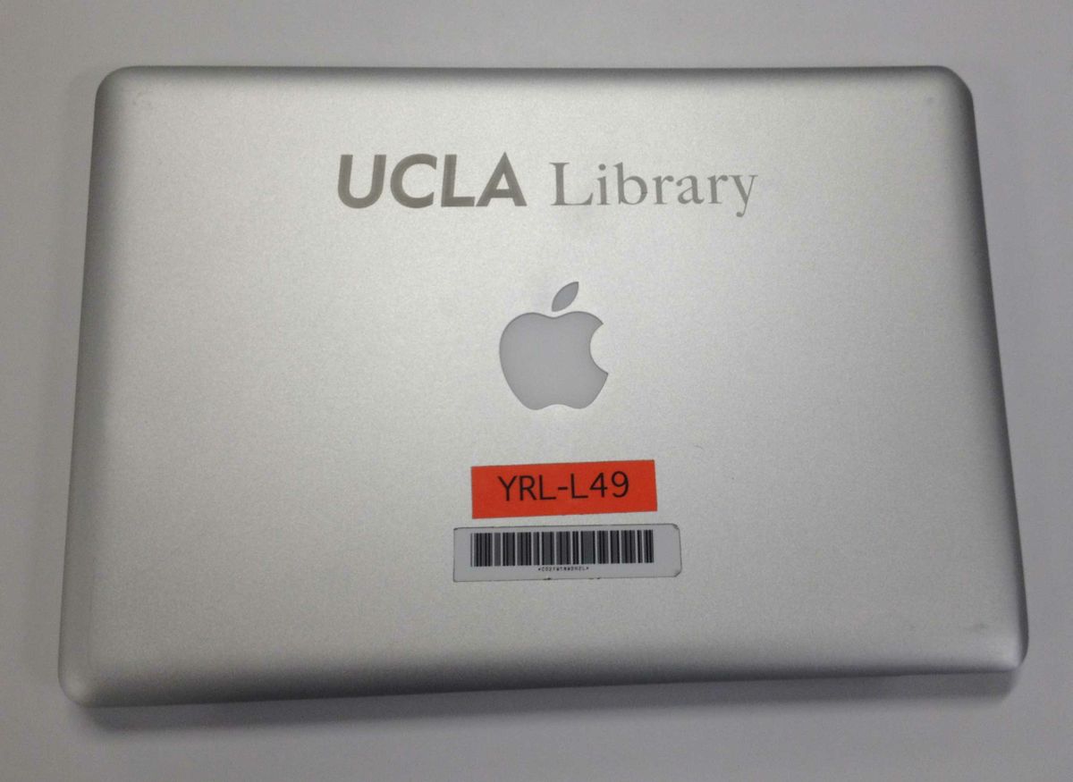 Laptop case markings