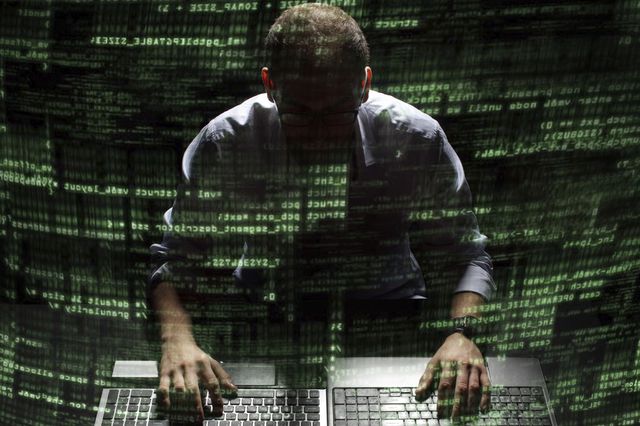 Graphic of identity theft