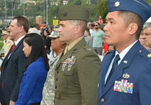 Veterans Day ceremony at UCLA