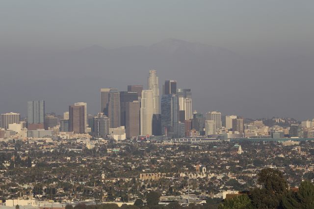 Smoggy Los Angeles