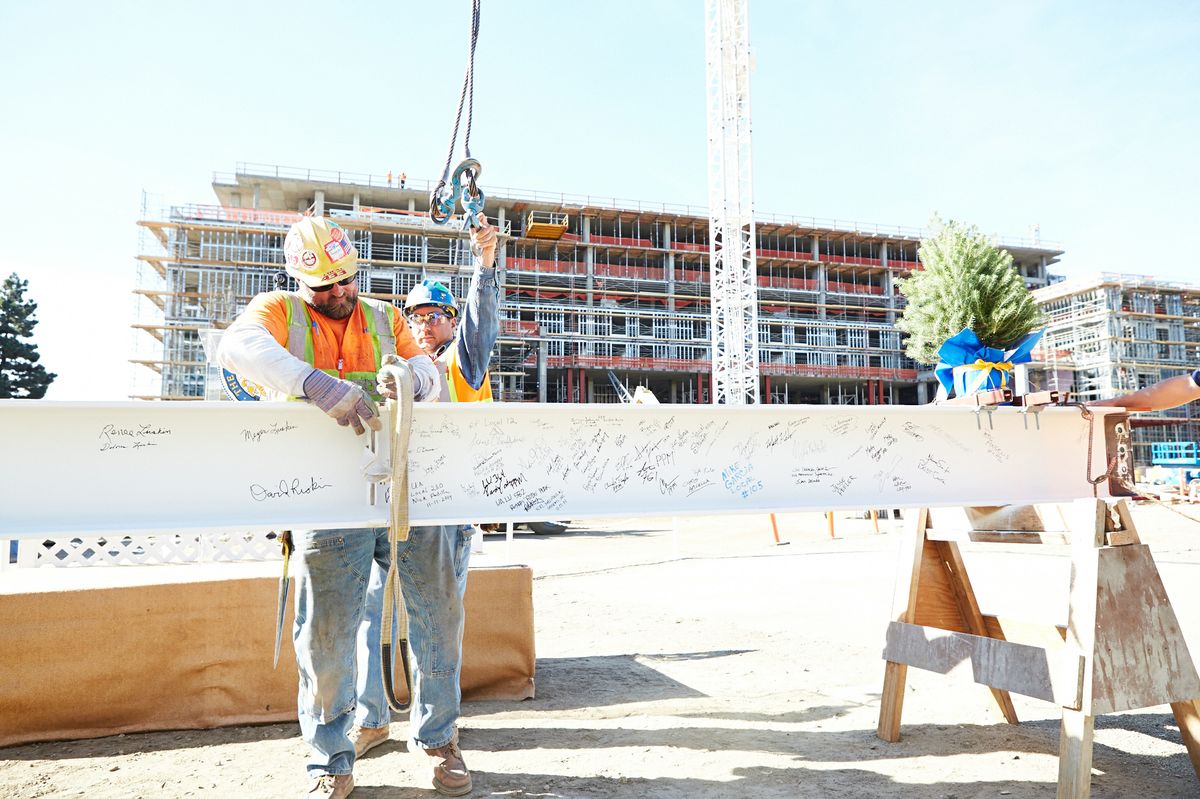 UCLALuskin Topping Out