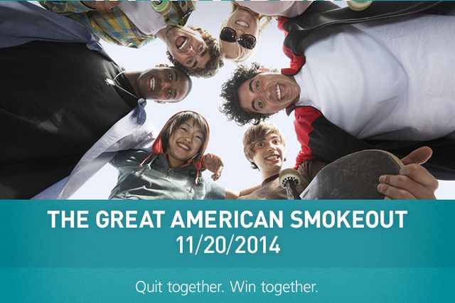 PPoster on the 2014 Great American Smokeout