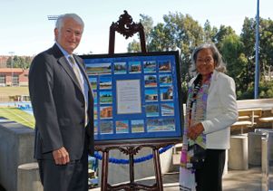 Chancellor Block and Rachel Robinson