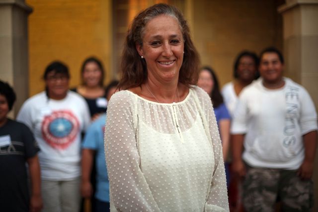 Social worker Gina Kornfeind