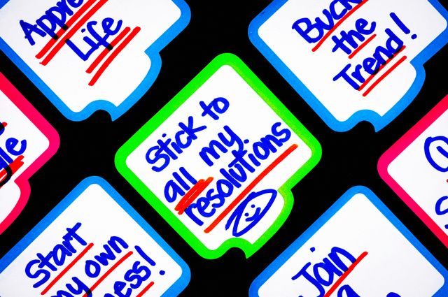 New Year's resolutions