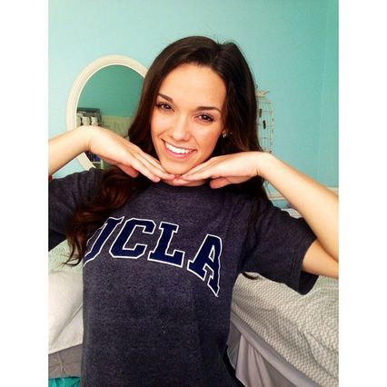 Happy admitted student