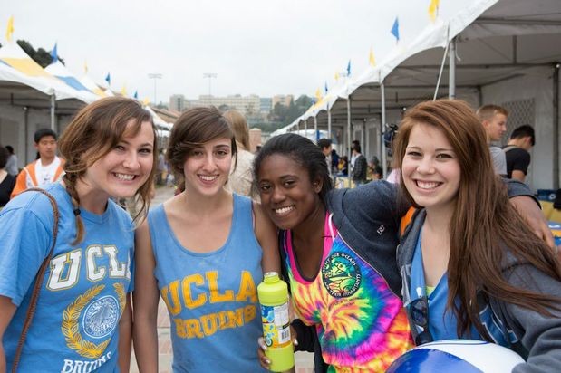 Admitted students on 2013 Bruin Day