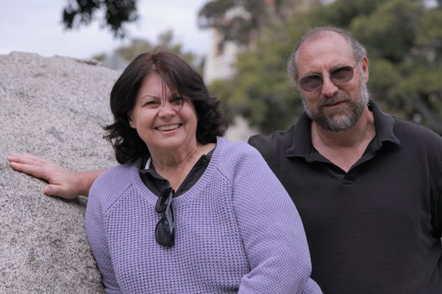 Angela Marciano and Dan Les at Founders' Rock