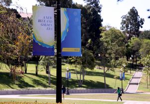Banners for The Centennial Campaign for UCLA