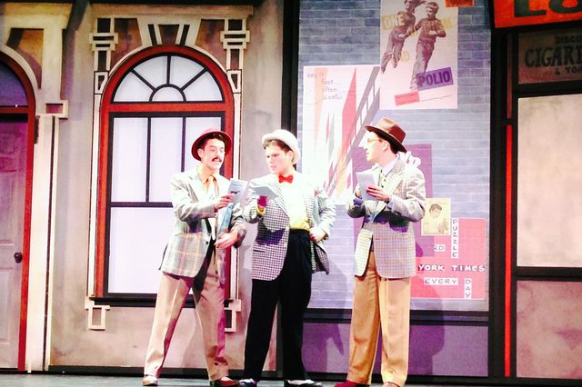 UCLA students in "Guys and Dolls"