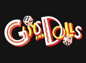 Logo for "Guys and Dolls"
