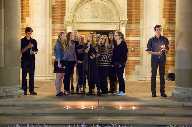 UCLA memorial for Isla Vista victims