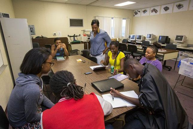 Deanna Jordan instructs students