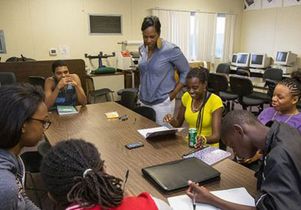 Deanna Jordan instructs students