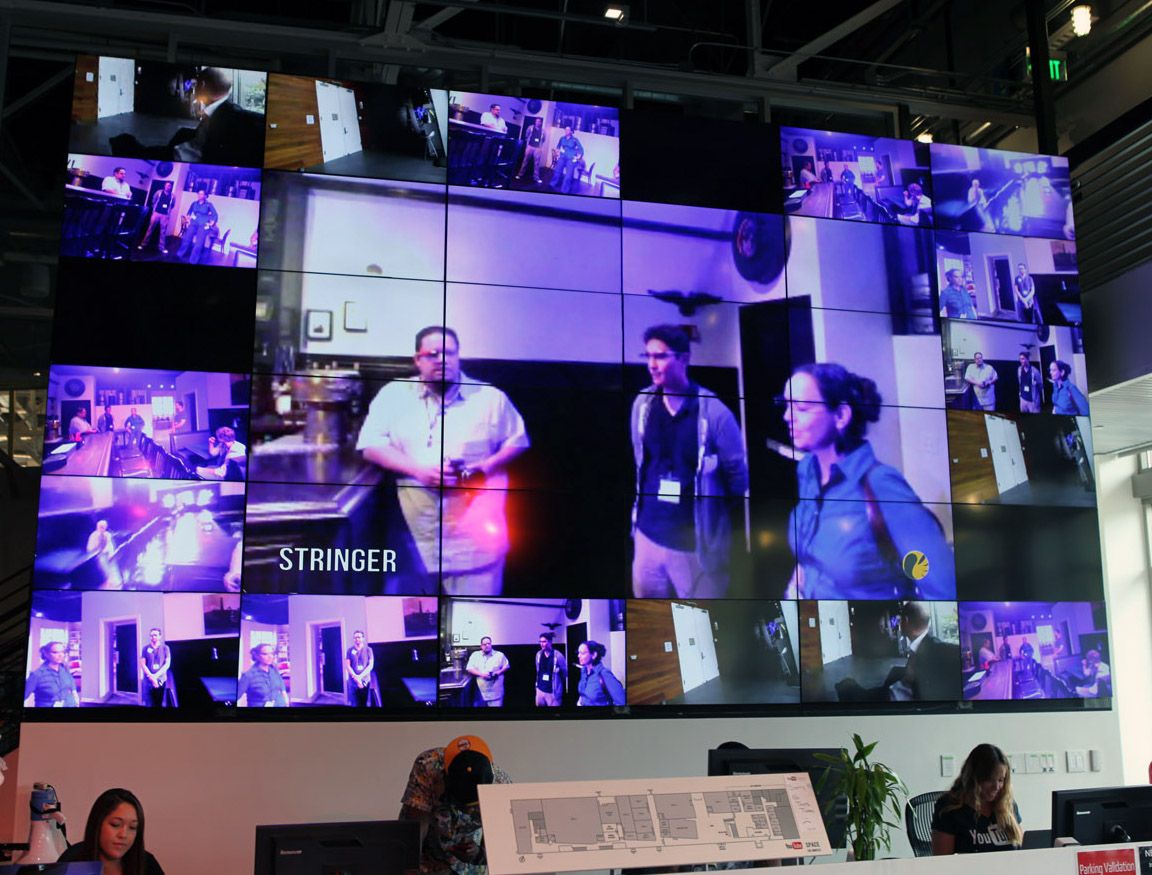 Google Glass monitors