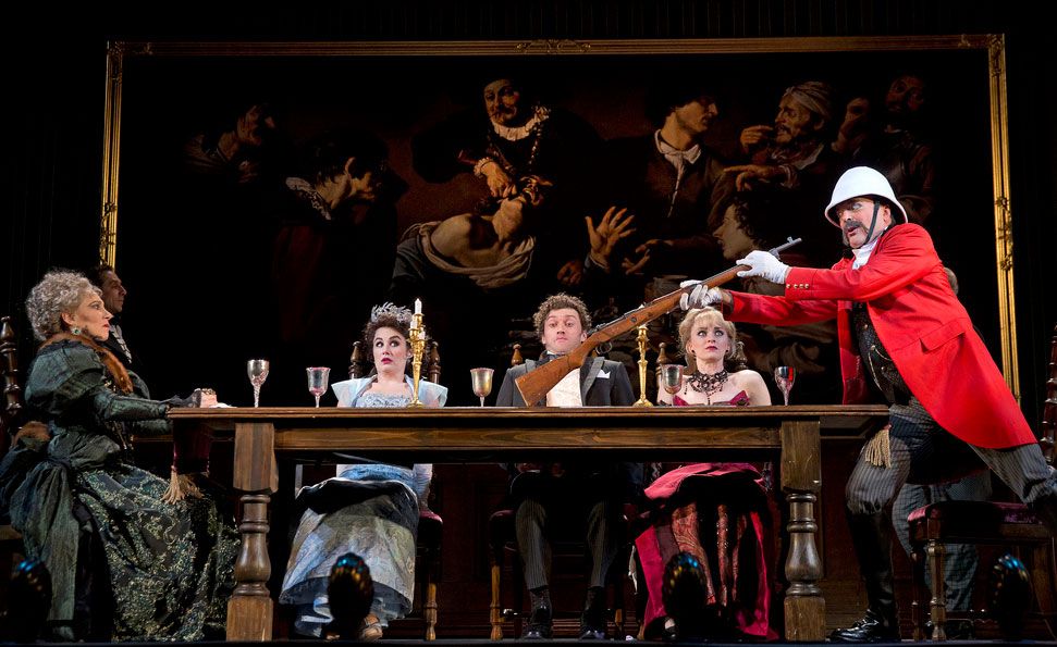 Scene from "A Gentleman's Guide to Love & Murder"