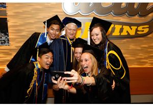 Selfies with Chancellor Block 