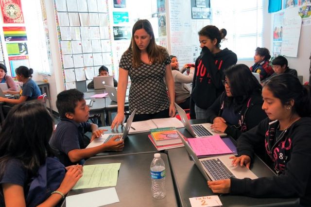 UCLA Community School newspaper teacher