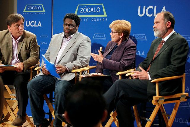 Saul Gonzalez, Franklin D. Gilliam Jr., Torie Osborn and Jim Newton