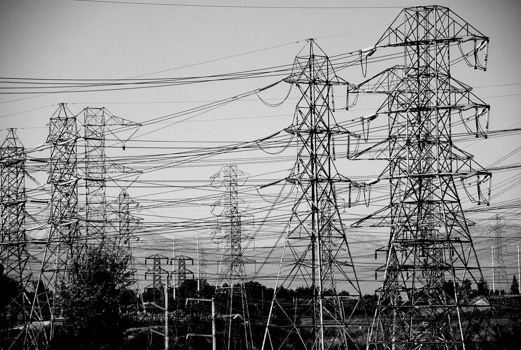 Power lines - UCLA commuter photo